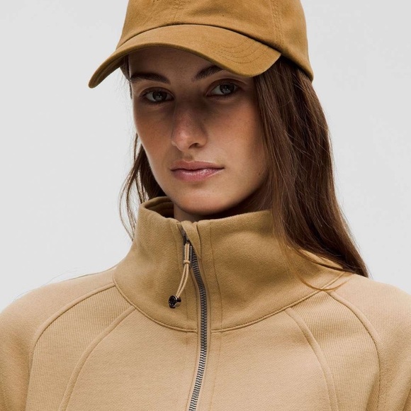 Lululemon Scuba Oversized Funnel-Neck Half Zip Filbert Tan - Picture 6 of 7